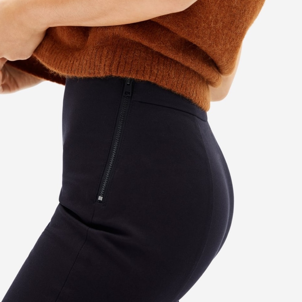 Everlane Side-Zip Work Pant in Black
